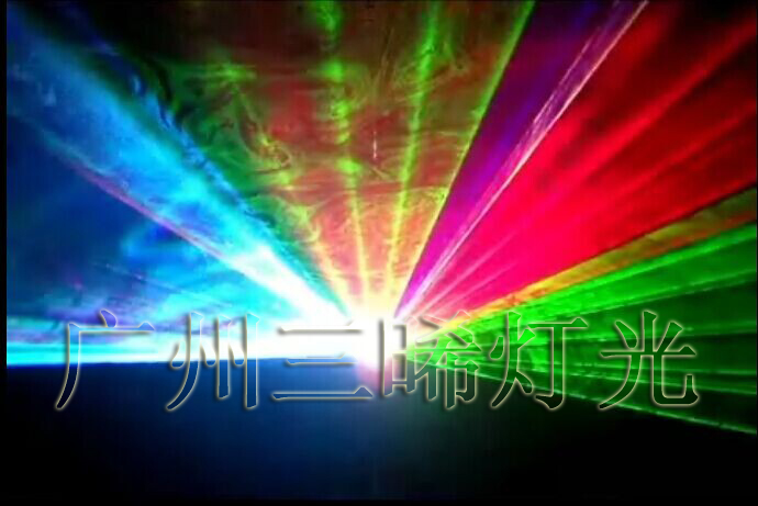 三晞燈光6W全彩動(dòng)畫激光閃耀番禺D8酒吧